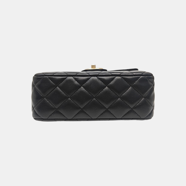 CLASSIC FLAP Mini Quilted Lambskin Black