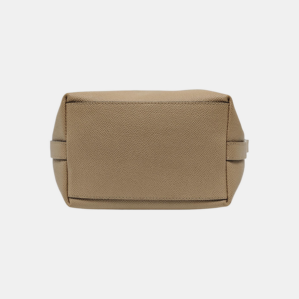 Leather Shoulder Bag Beige