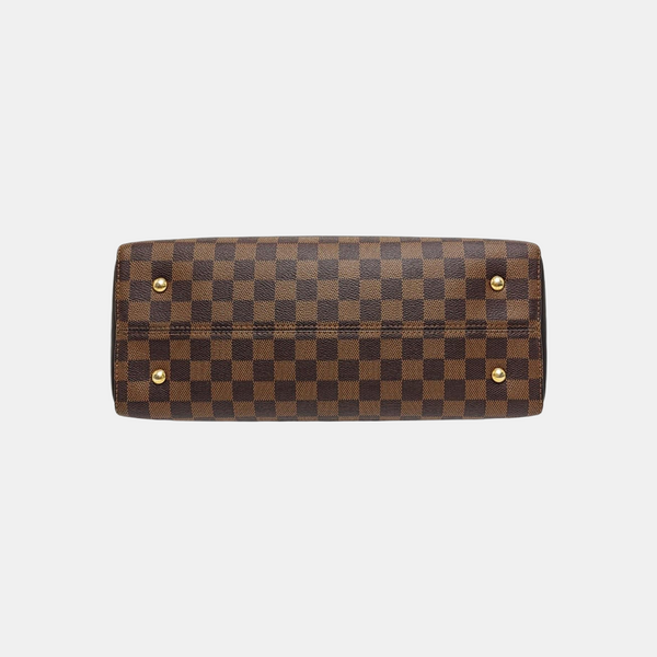 KENSINGTON BOWLING Damier Ebene Coated Canvas Brown
