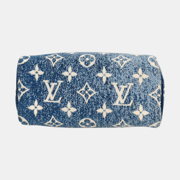 SPEEDY Nano Monogram Denim Azul