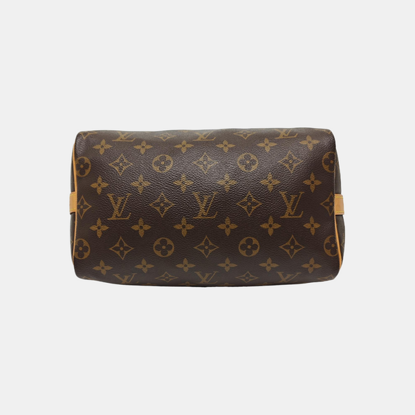 SPEEDY 25 Monogram Coated Canvas Brown