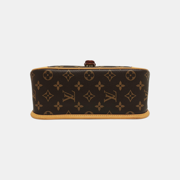 DIANE Monogram Coated Canvas Brown