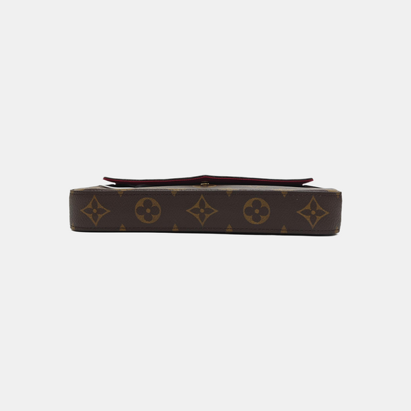 FÉLICIE Monogram Coated Canvas Brown