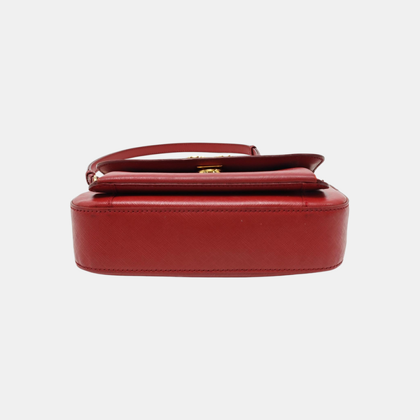 Gancini Calfskin Red