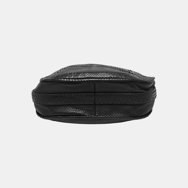 Python Shoulder Bag Black