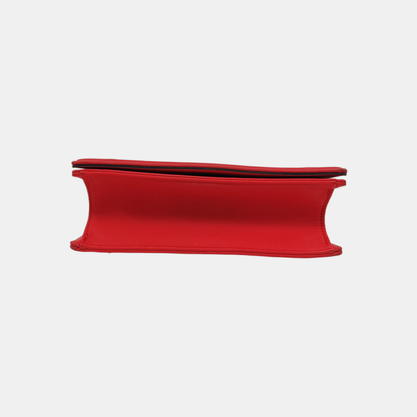 Diorama Small Cannage Calfskin Red