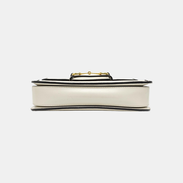 Horsebit 1955 Small Monogram Coated Canvas Beige