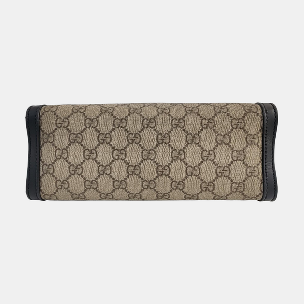 Padlock Small Monogram Coated Canvas Beige
