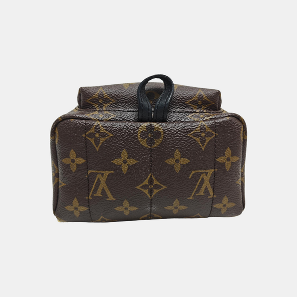 PALM SPRINGS Mini Monogram Coated Canvas Brown