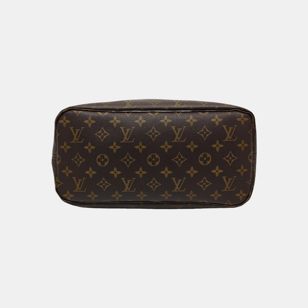 NEVERFULL MM Monogram Coated Canvas Brown