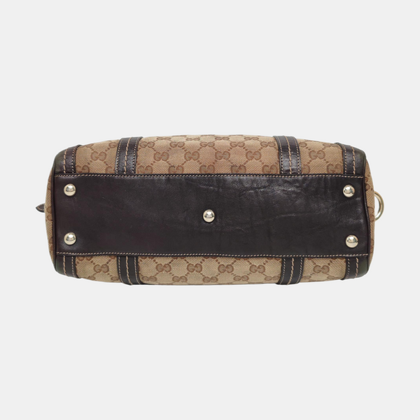 Hysteria Monogram Coated Canvas Brown