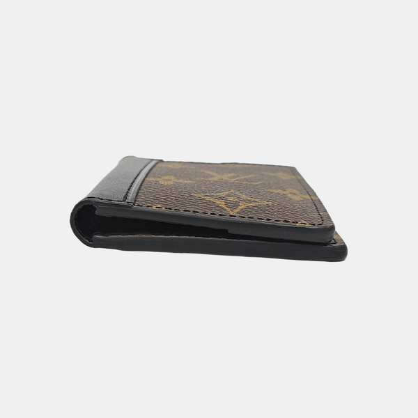 Monogram Coated Canvas Card Holder Mini Brown