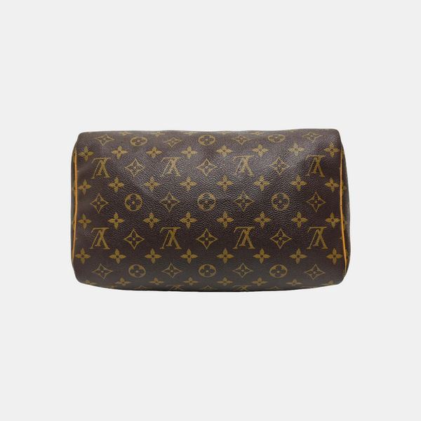 SPEEDY 30 Monogram Coated Canvas Brown