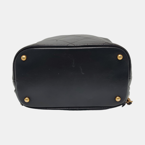 Quilted Lambskin Black
