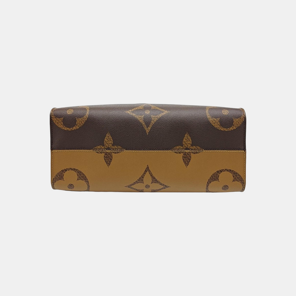 ONTHEGO MM Monogram Coated Canvas Brown