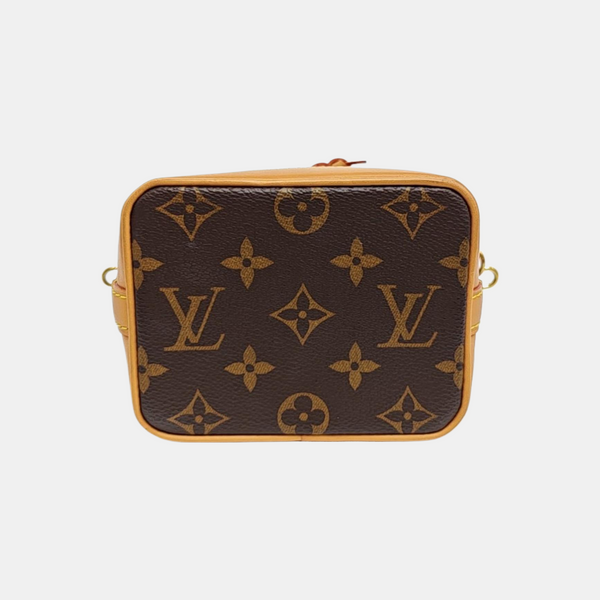 NOÉ Nano Monogram Coated Canvas Brown