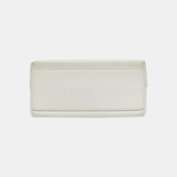 Shopping Bag Super Mini Calfskin White