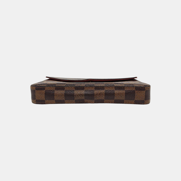 FÉLICIE Damier Ebene Coated Canvas Brown