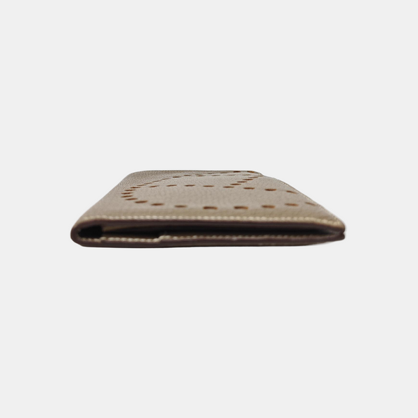 Evelyne Chèvre Mysore Gray Wallet