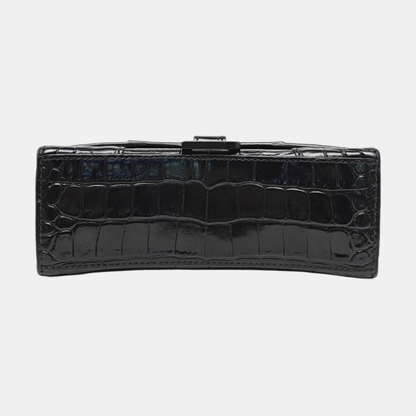 Hourglass Small Calfskin Black