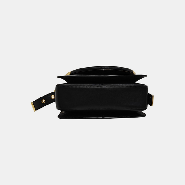 Calfskin Shoulder Bag Black