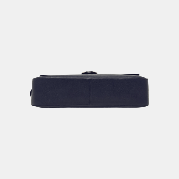 Calfskin Shoulder Bag Blue