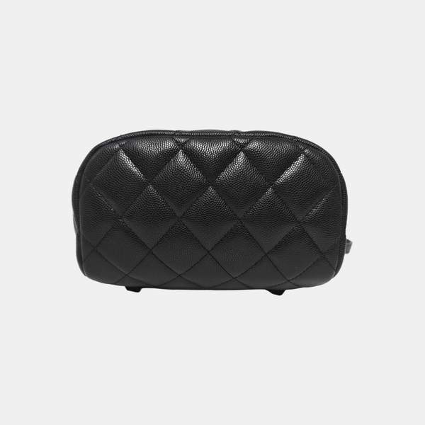URBAN SPIRIT Small Quilted Grained Calfskin Black