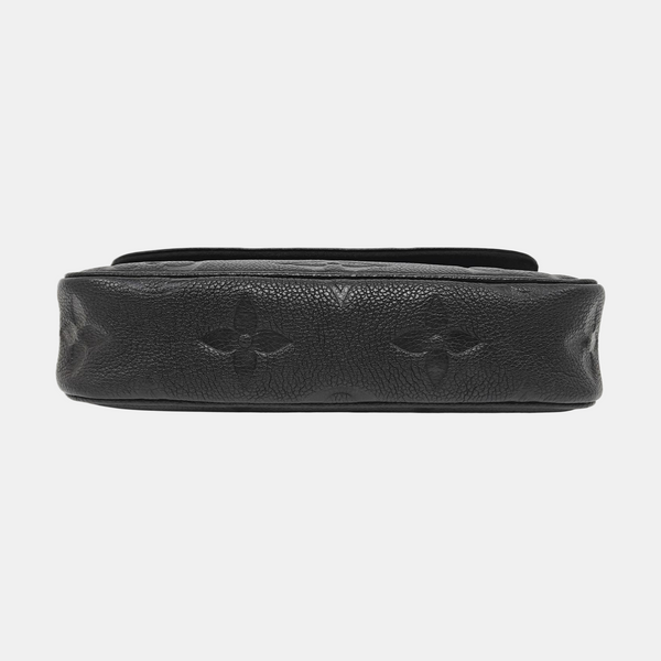 IVY Monogram Calfskin Black