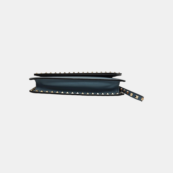 Rockstud Calfskin Blue