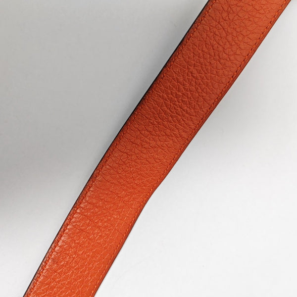 Leather Belt Orange