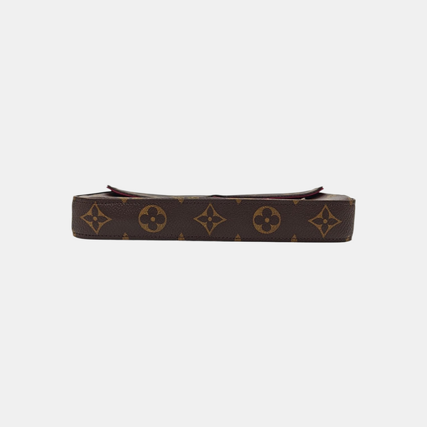 FÉLICIE Monogram Coated Canvas Brown