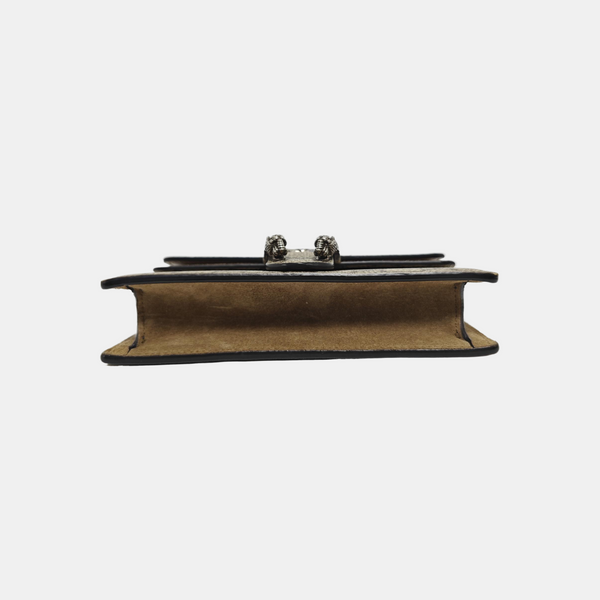 Dionysus Super Mini Monogram Coated Canvas Beige