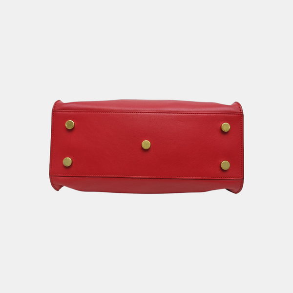 MONOGRAM CABAS Calfskin Red