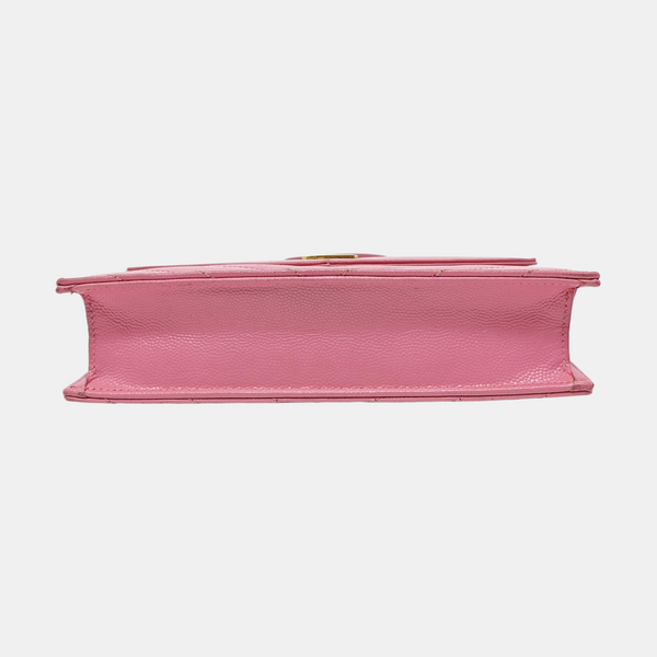 MONOGRAM WOC Chevron Calfskin Pink