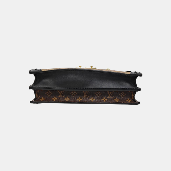 TRUNK Monogram Coated Canvas Brown