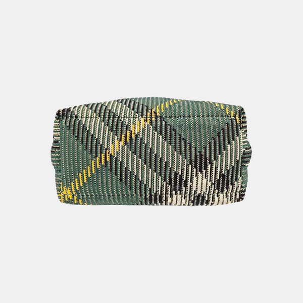 Fabric Top Handle Bag Green
