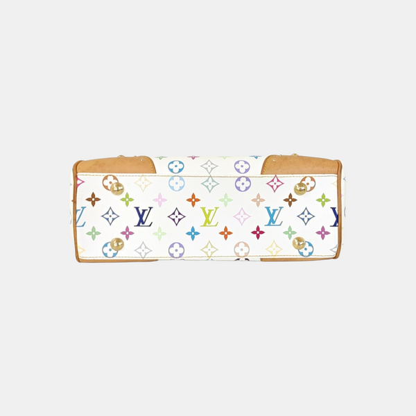 LV × TM BEVERLY MM Monogram Coated Canvas White