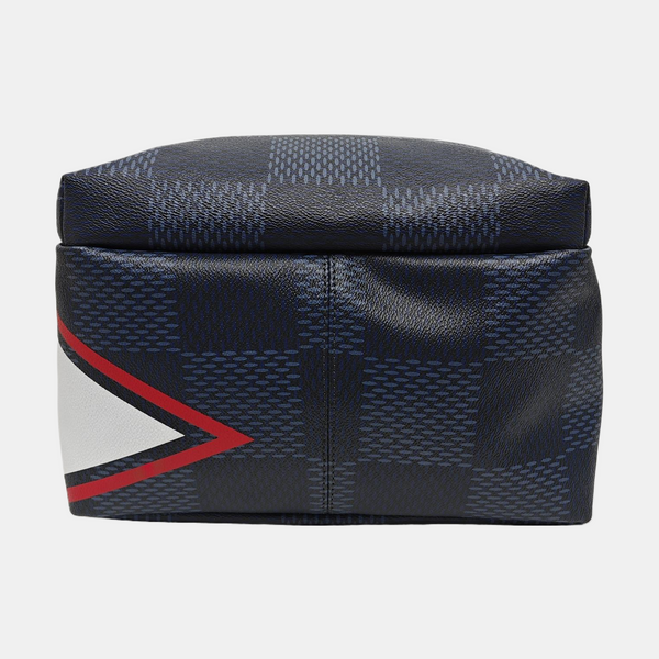 APOLLO Damier Coated Canvas Blue