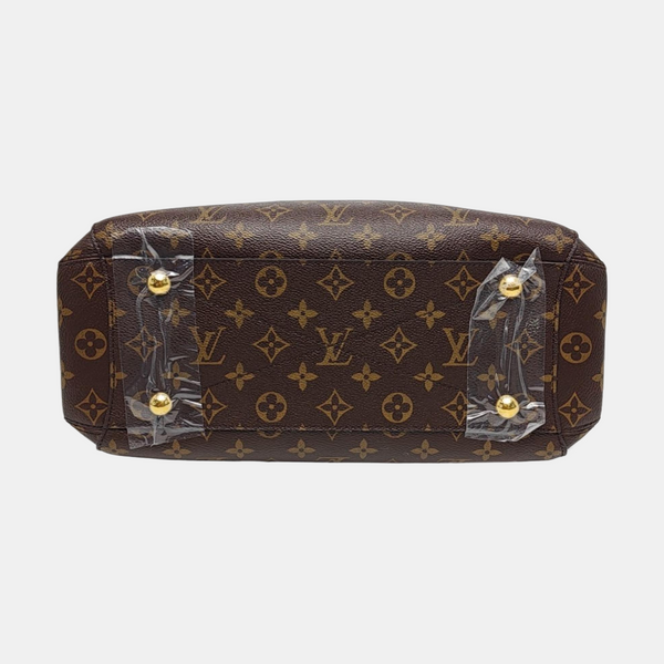 MONTAIGNE GM Monogram Coated Canvas Brown
