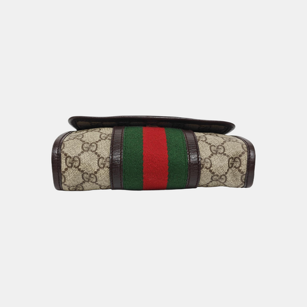 Coated Canvas Belt Bag Beige