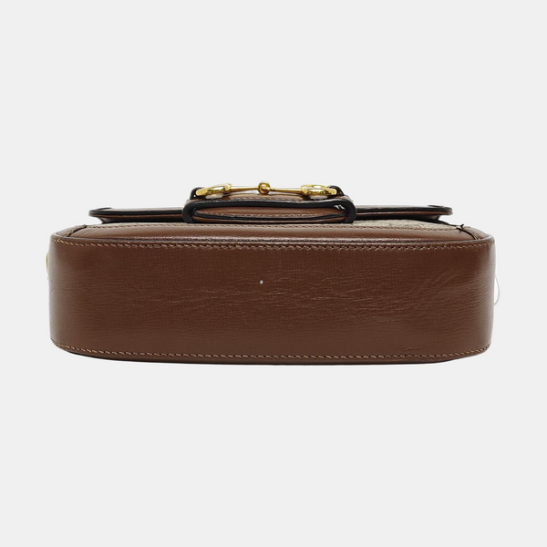 Horsebit 1955 Mini Coated Canvas Beige