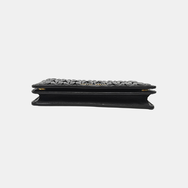 Matelassé Lambskin Black
