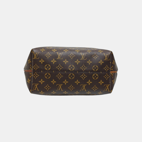 TURENNE MM Monogram Coated Canvas Brown