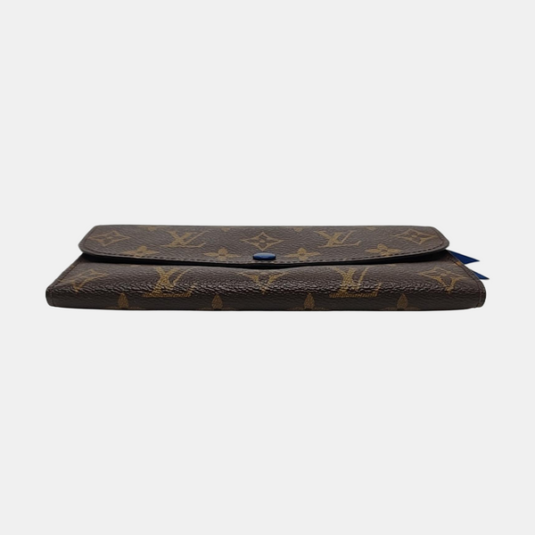 EMILIE Monogram Coated Canvas Brown Wallet