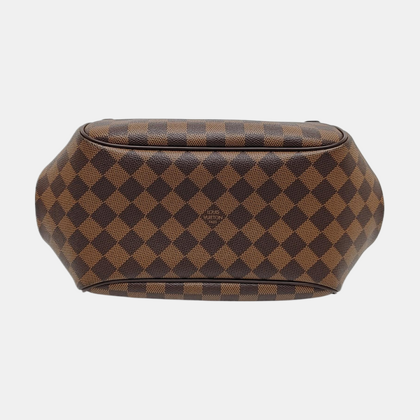 RIVINGTON Damier Ebene Coated Canvas Brown
