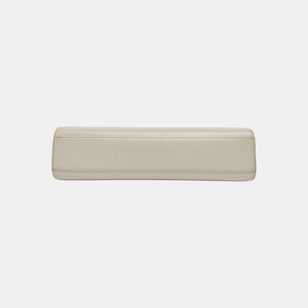 MANHATTAN Medium Calfskin White