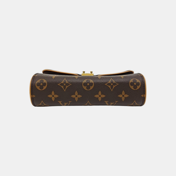 Pochette Camille Monogram Coated Canvas Brown