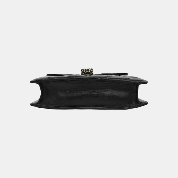 SERPENTI FOREVER Quilted Lambskin Black