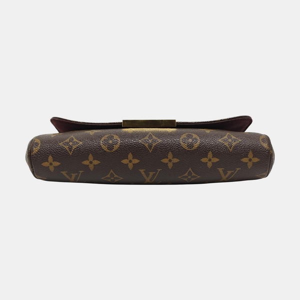 FAVORITE MM Monogram Coated Canvas Brown
