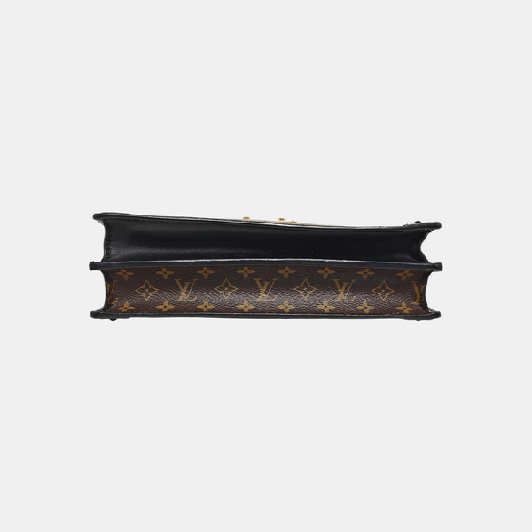 TRUNK Monogram Coated Canvas Brown